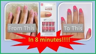 How to apply Kiss Gel Fantasy Stick on Fingernails | READY TO WEAR GEL | Juvys World