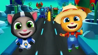 Farmer Ginger Gold Run Vs Astronaut Tom Gold Run - Talking Tom Gold Run