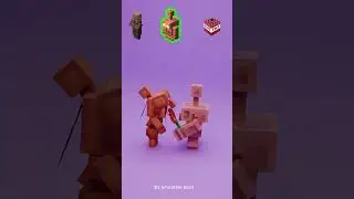 Minecraft Iron Golem and Copper Golem and Villager Satisfying 3D Simulations!