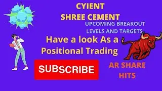 MONTHLY BREAKOUT STOCKS -  CYIENT LTD & SHREE CEMENT STOCKS ANALYSIS Levels and Targets