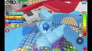 getting blue fluffy domino crown in obby bods! ft @TheRobloxfreeplayer