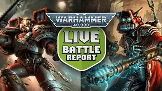 Blood Angels vs Ad Mech Warhammer 40k LIVE Battle Report