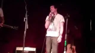 Luke Cutforth presenting at upload tour newcastle plus me getting made fun off