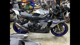Yamaha R1M Crossplane Akrapovic Exhaust Sound