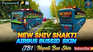 New shiv shakti Airbus -JB1 Skin #bussid Bussid Nepali Bus Skin-Released  #bussimulatorindonesia 