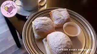 Twisted Sweets by Janice | Sweet Chat with Janice: How to eat Beignets with Bourbon Cream Sauce