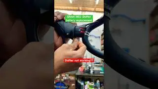 Sram shifter battery replacement #cyclingvlog #mtbreview #bicycle #sidebike #mountainbike #mtbcycle