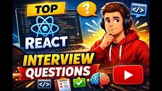 Top React Interview Questions (with answers) | Hooks, State, Props, Context, Performance + More