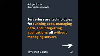 What is serverless ? 