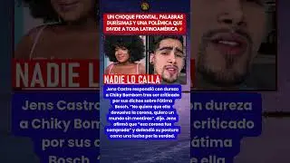 Jens Castro responde a Chiky Bombom y sacude Miss Universo 💥