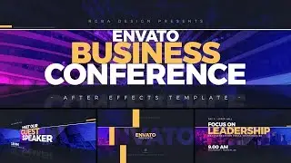 Event Promo Conference After Effects Template [ for promotion of a conference, meeting, seminar ]