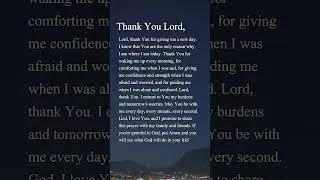Thank You Lord #prayer #motivation #jesuslovesyou