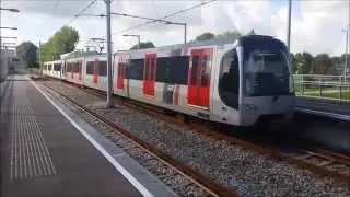 RET Metro Combi RandstadRail + R-NET op station Meijersplein richting Slinge