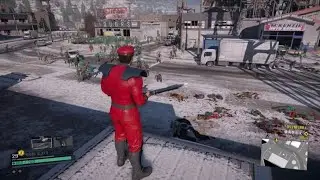 PS4 Dead Rising 4∶Frank's Big Package　周辺のゾンビを倒す&rarr;回復アイテム無くなりヤバかった😵
