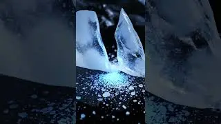 Lunar Ice Crystal 🌙❄️ | Mesmerizing Frozen Light & Glass Chill | Relaxing Visual ASMR Experience