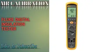 Fluke 1507 Digital Insulation Tester calibration #calibration #instrument #insulation