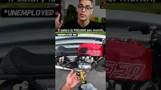 Continental GT650 EMI Per month 😧 #gt650 #automobile #bikelover #motovlog #emi