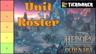 Tierlist of Schism Units in Heroes of Might and Magic: Olden Era
