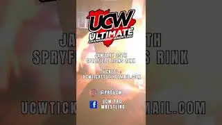 Live Pro Wrestling in Halifax, Nova Scotia! January 2025! (UCW, WWE, AEW)