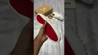 Christian Louboutin Jr Spiked &ldquo;TRIPLE WHITE&rdquo;