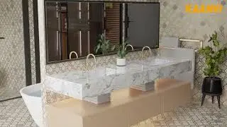 3d render bathroom products / Bathroom Fixtures Animation / Interior Design / Product Design