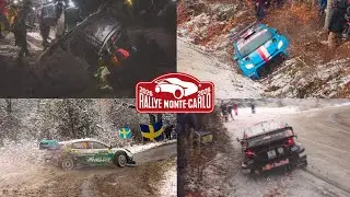 CRASH McErlean & Mistakes - Ogier, Formaux, Armstrong | WRC Rallye Monte-Carlo 2026 | RMrallyCAT