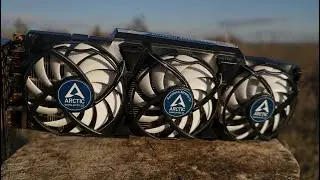 RTX 2080Ti Gigabyte Turbo with Arctic Accelero Extreme IV, Gaming Benchmark test, 4K, Default and OC