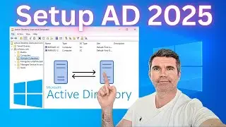 How to Create Active Directory Domain on Windows Server 2025 (2x Domain Controllers) Step by Step