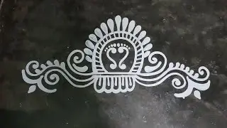 বৃহস্পতিবারের স্পেশাল ডোর আল্পনা | নতুনদের জন্য সহজ উপায়ে লক্ষী আল্পনা