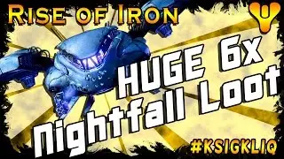 Destiny Rise of Iron Fallen SABER Nightfall Rewards x6