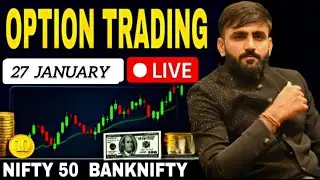 Index Option Live Trading | Nifty, Bank Nifty & Sensex Live Market Analysis //27 january 2026