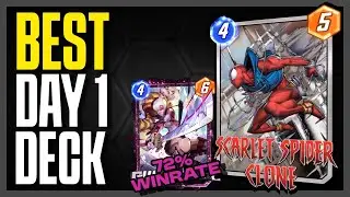BEST Scarlet Spider deck I played on day 1! Four cost power house! |MARVEL SNAP|