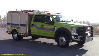 Rialto Fire Department. Medic Engine 202 & Type 6 CA-OES 6604 Responding