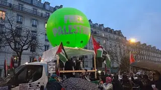 Live: Paris March for Palestine, Manif nationale Solidarité Palestine 29/11/2025