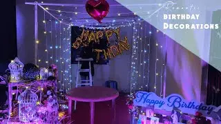 Romantic theme Birthday Celebration | Ranchi Balloon Decorations | With Client Feedback