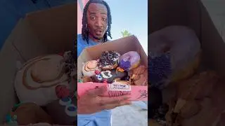 First Time Trying Voodoo Doughnuts🍩 #foodreview #food #donuts #mukbang