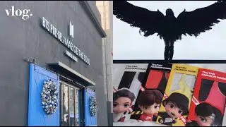 BTS MAP OF THE SOUL POP-UP STORE VLOG (+haul & GAZE TinyTAN Masks)
