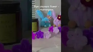 DIY flower / how to make pipe cleaner flowers - #diy #pipecleanercraft #handcraft