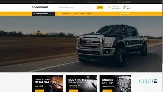 Chromium - The Auto Parts, Equipments and Accessories Opencart Theme