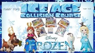 ICE AGE Collision Course Action Figures! Frozen Princess Little Kingdom Snap-ins! Tubey Toys
