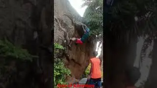 BARANDAI RODDUR ROCK FACE NAME.AT TILABONI HILL PURULIA.WHAT A CLIMBING...🥰🥰🥰