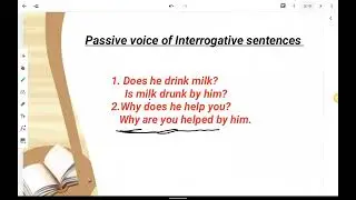 Active and Passive Voice Part-05
