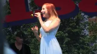 Allsång i Linneparken Växjö 20/7