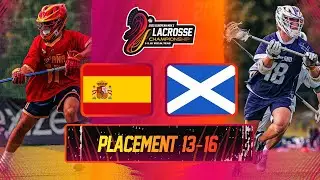 Spain 🇪🇸 vs Scotland 🏴󠁧󠁢󠁳󠁣󠁴󠁿 | Placement 13-16 | 2025 European Men's Lacrosse Championship