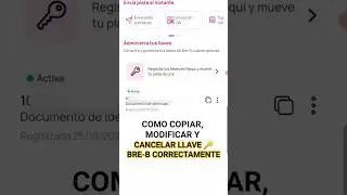 ⚠️&iexcl;COMO COPIAR, MODIFICAR O CANCELAR LLAVE BRE B, No lo hagas antes de ver este video!😱