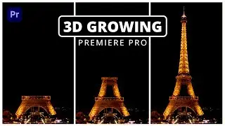 3D Building GROW EFFECT - Adobe Premiere Pro Tutorial 2023
