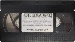 Phish 12/31/95 Madison Square Garden, New York, NY (VHS HD 5.1 Upscale)