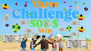 THREE CHALLENGE WIN 500$🤯🤩|| KITE FLYING || LOHARI SPECIAL 🥳😍
