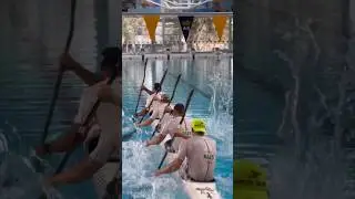 K4 on the Pool 😱 kayaksprint #shorts
