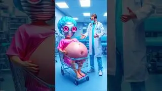 ❤️ Evolution of catapillar: Robot women with doctor in hospital ✨ #cat #cute #love #shorts